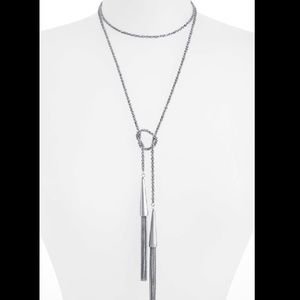 Kendra Scott Phara Wrap necklace silver